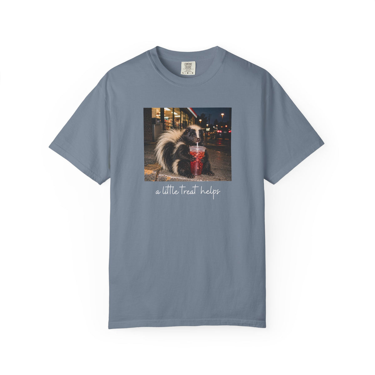 A Little Treat Helps Skunk T-shirt