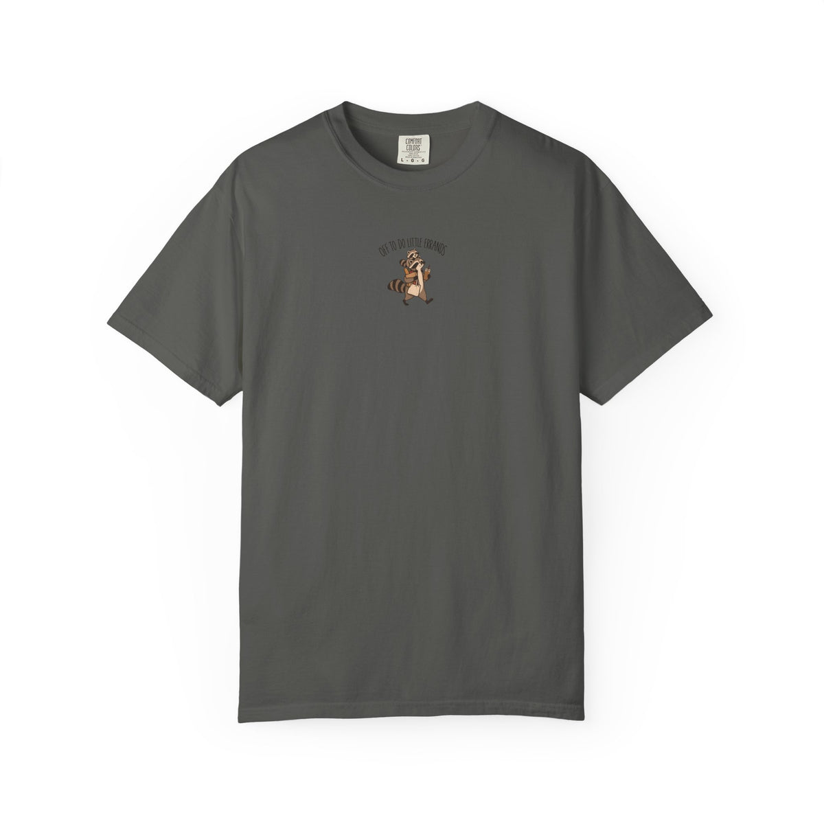 Off To Do Little Errands Raccoon T-shirt