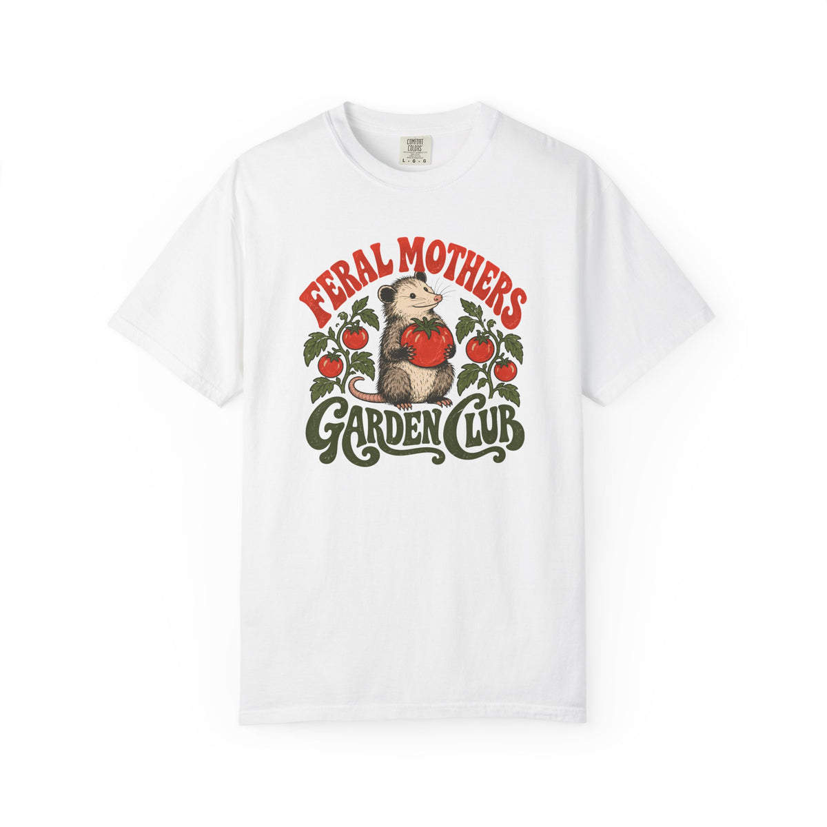 Feral Mothers Garden Club Mascot T-shirt