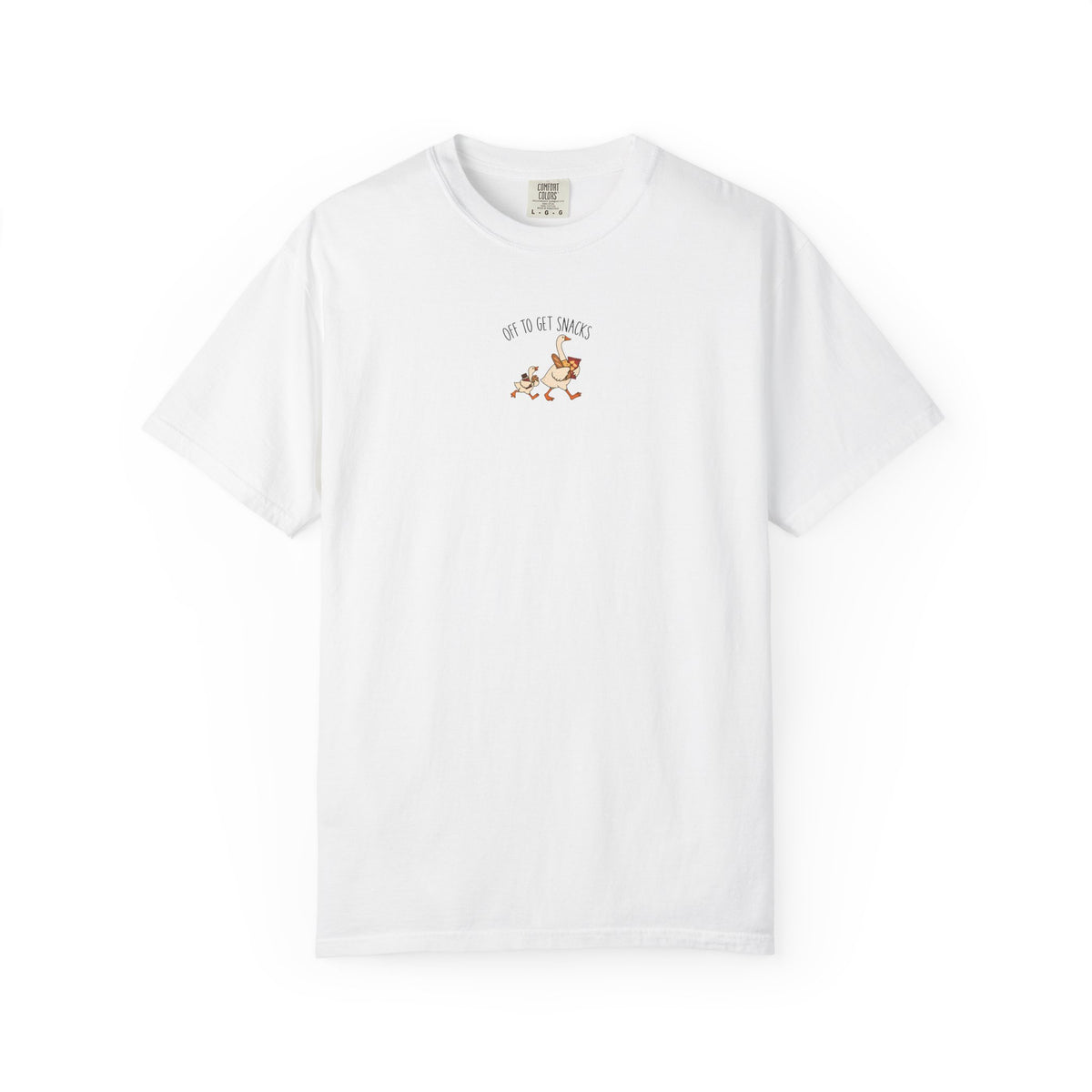 Off To Get Snacks Goose T-shirt