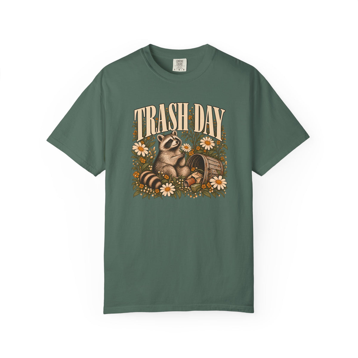 Trash Day Raccoon T-shirt