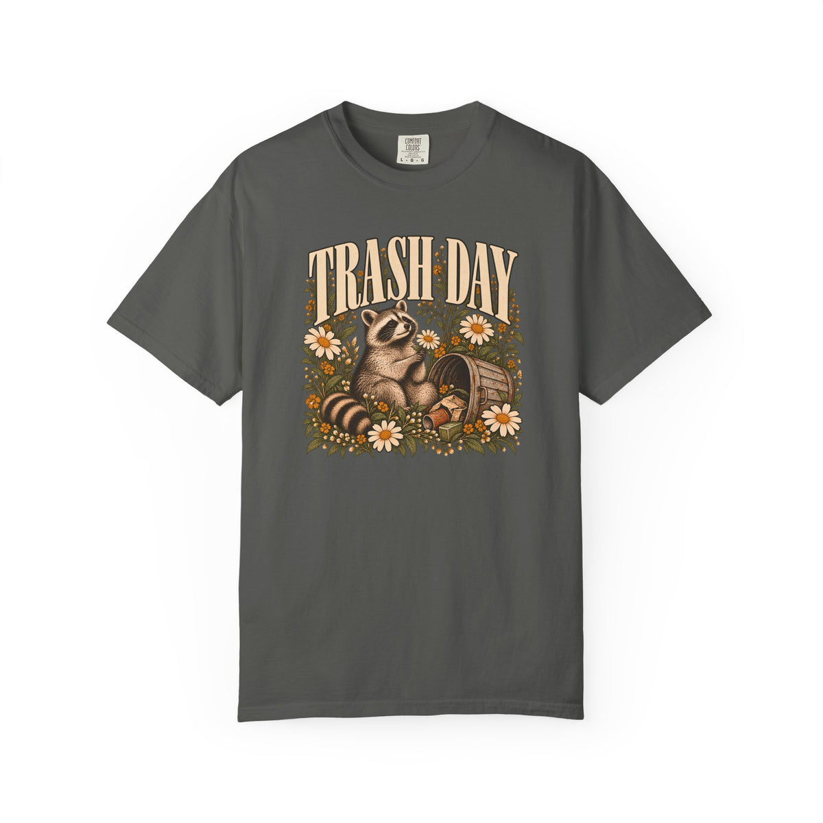 Trash Day Raccoon T-shirt