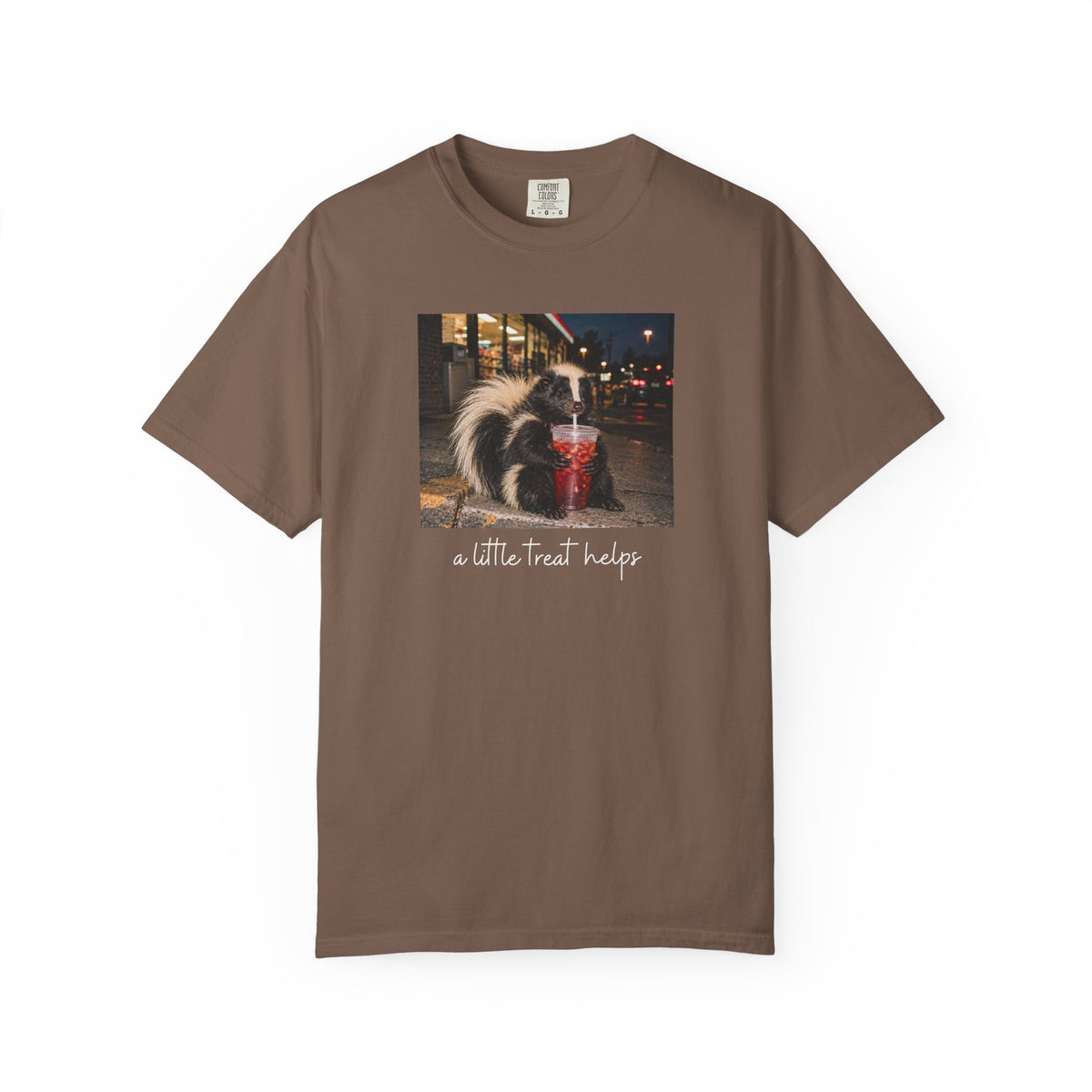 A Little Treat Helps Skunk T-shirt