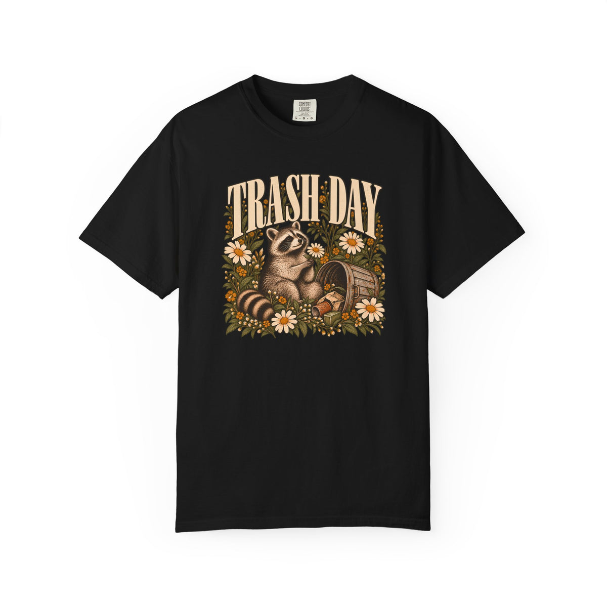 Trash Day Raccoon T-shirt