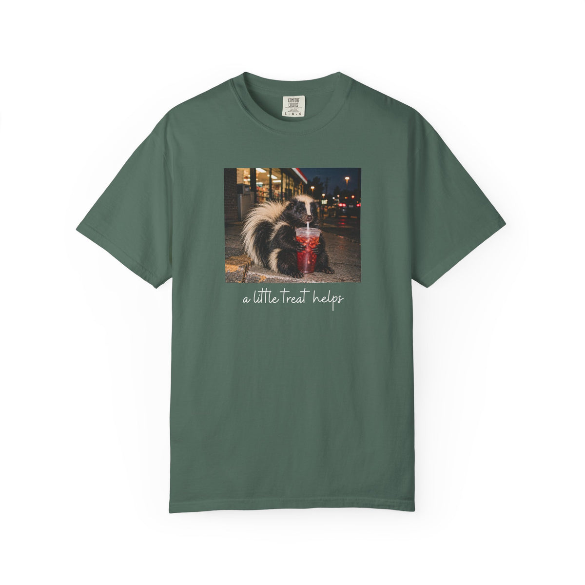 A Little Treat Helps Skunk T-shirt