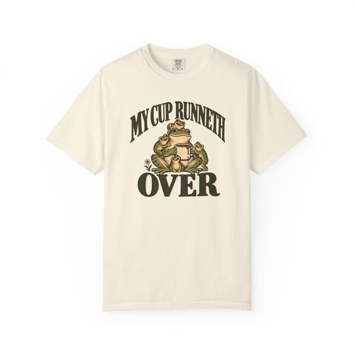 My Cup Runneth Over Frog T-shirt