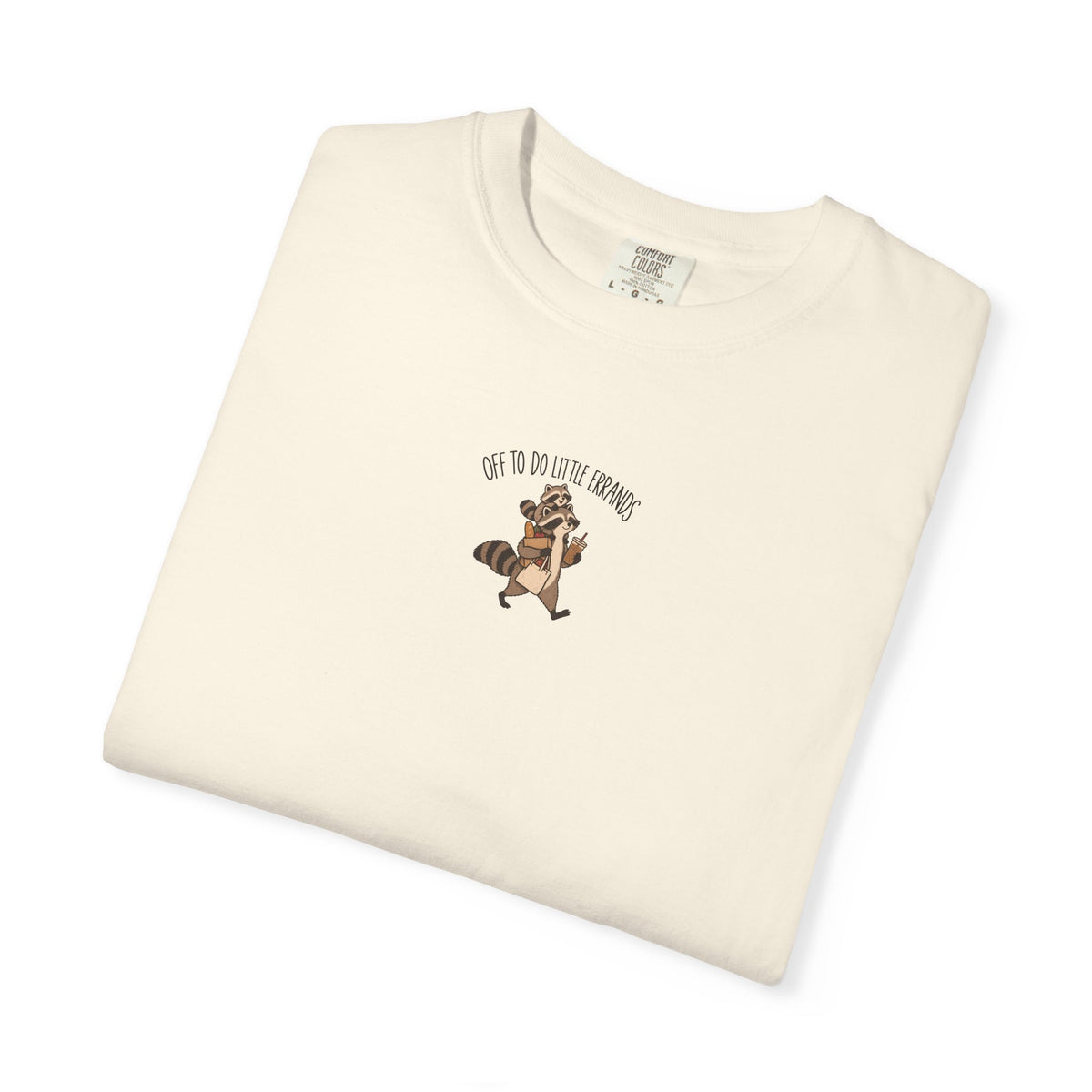 Off To Do Little Errands Raccoon T-shirt