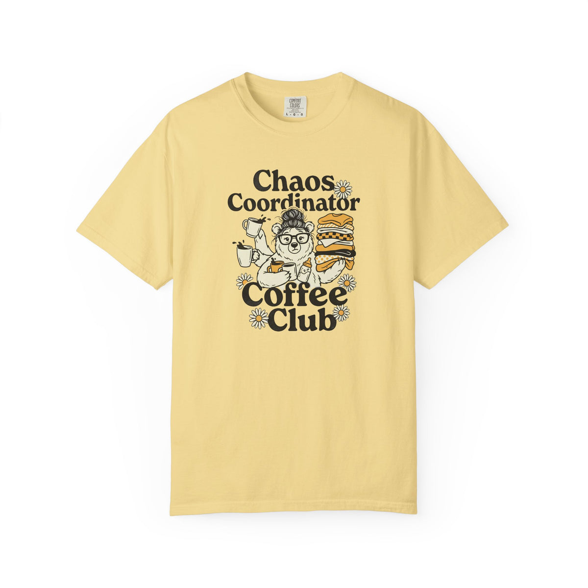 Chaos Coordinator Coffee Club Mascot T-shirt