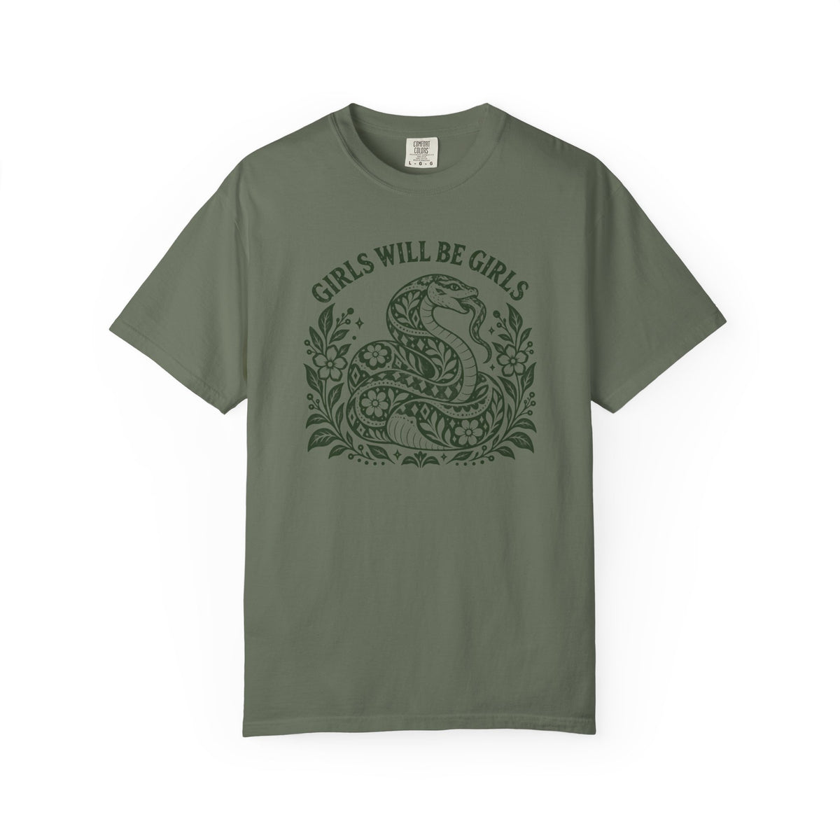 Green Python T-shirt | Mother Nature Series