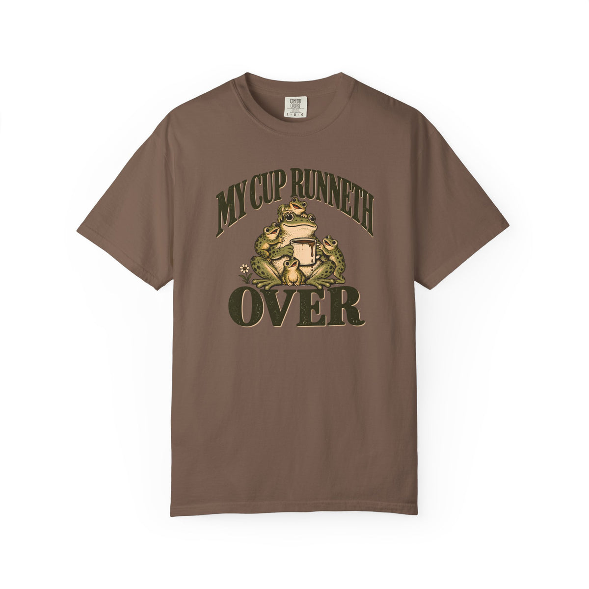 My Cup Runneth Over Frog T-shirt