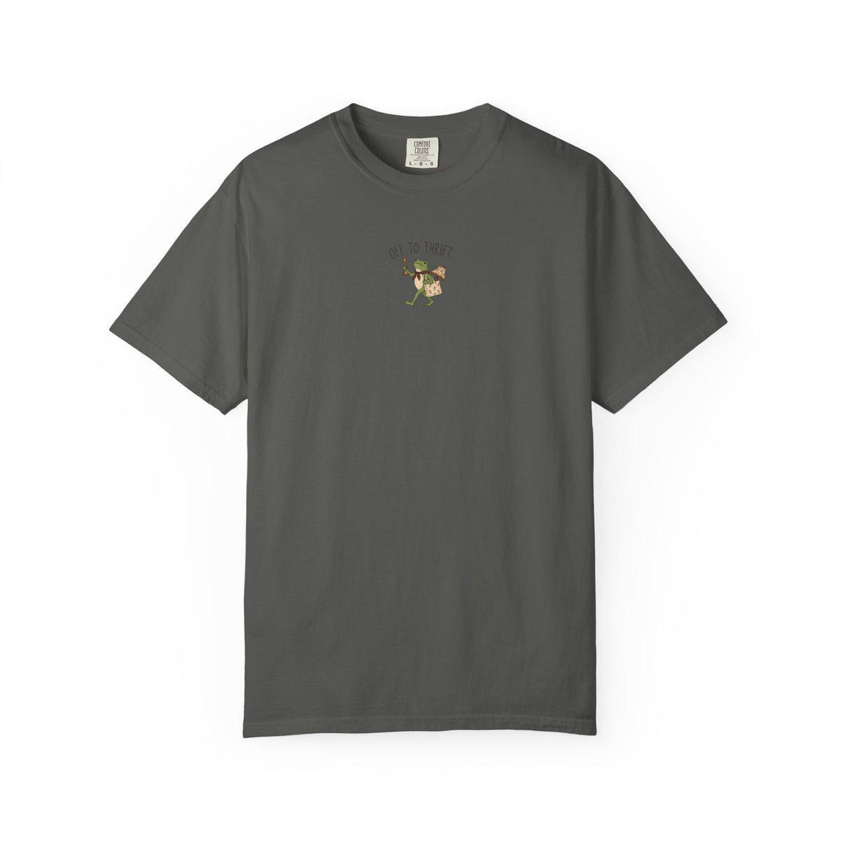 Off To Thrift Frog T-shirt