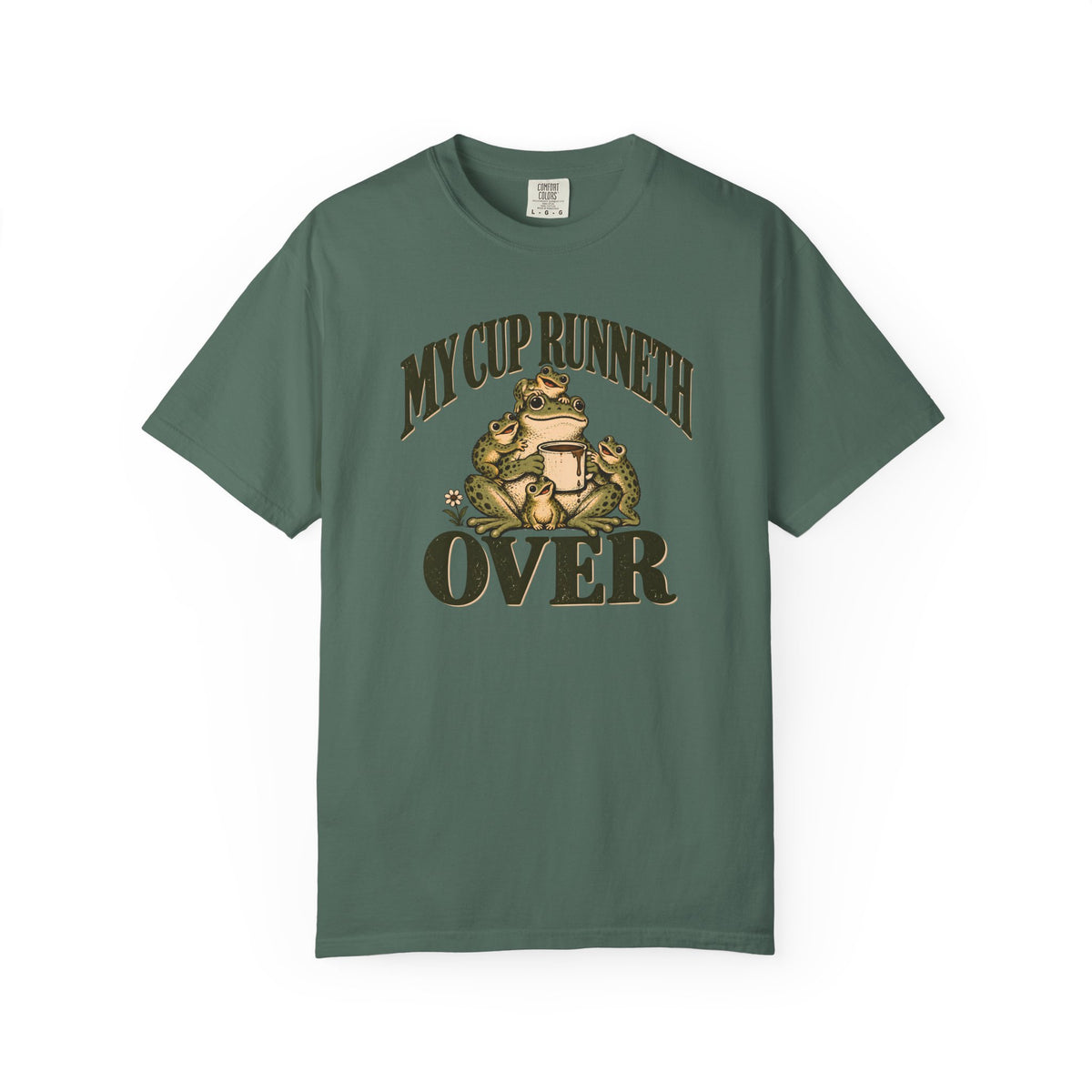 My Cup Runneth Over Frog T-shirt