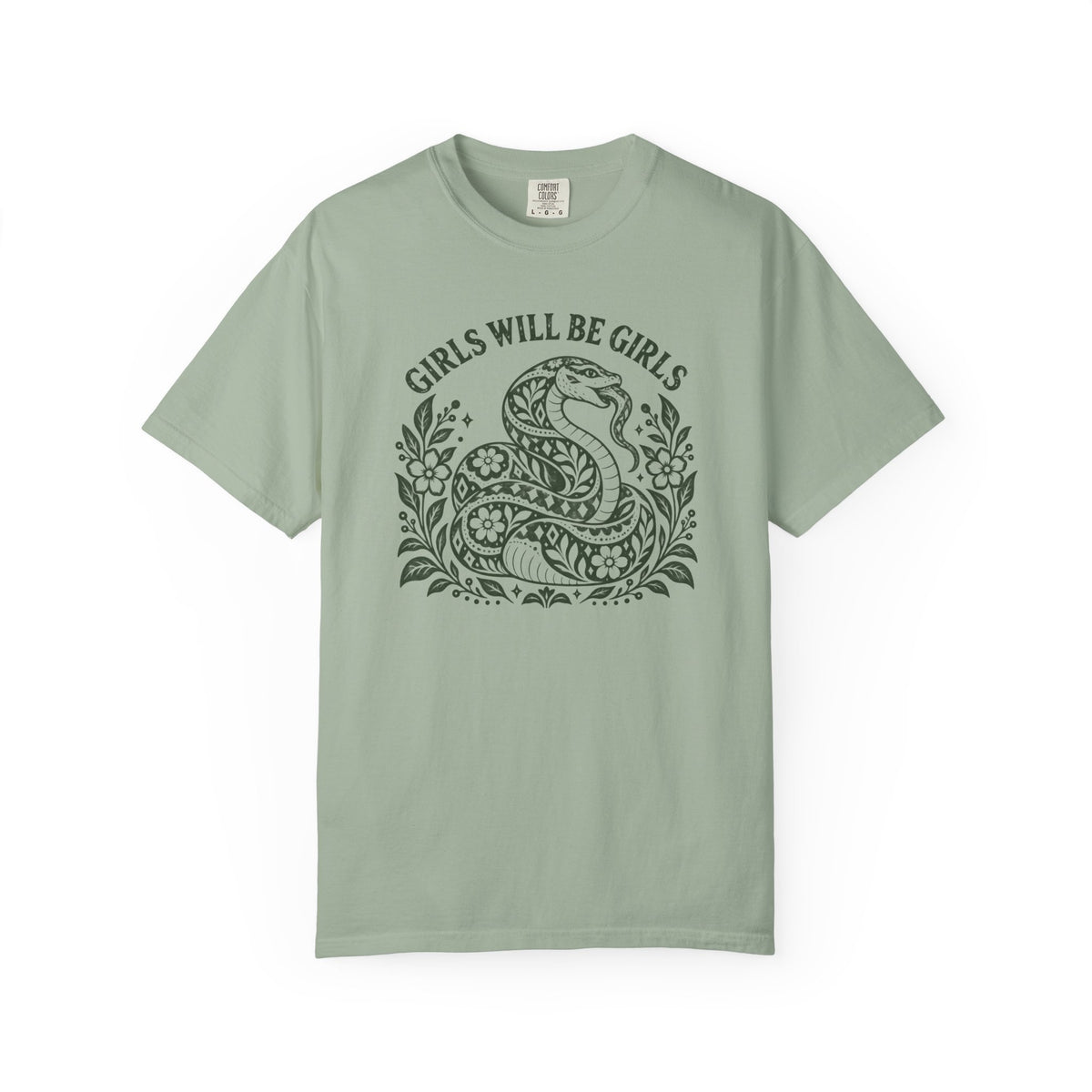 Green Python T-shirt | Mother Nature Series