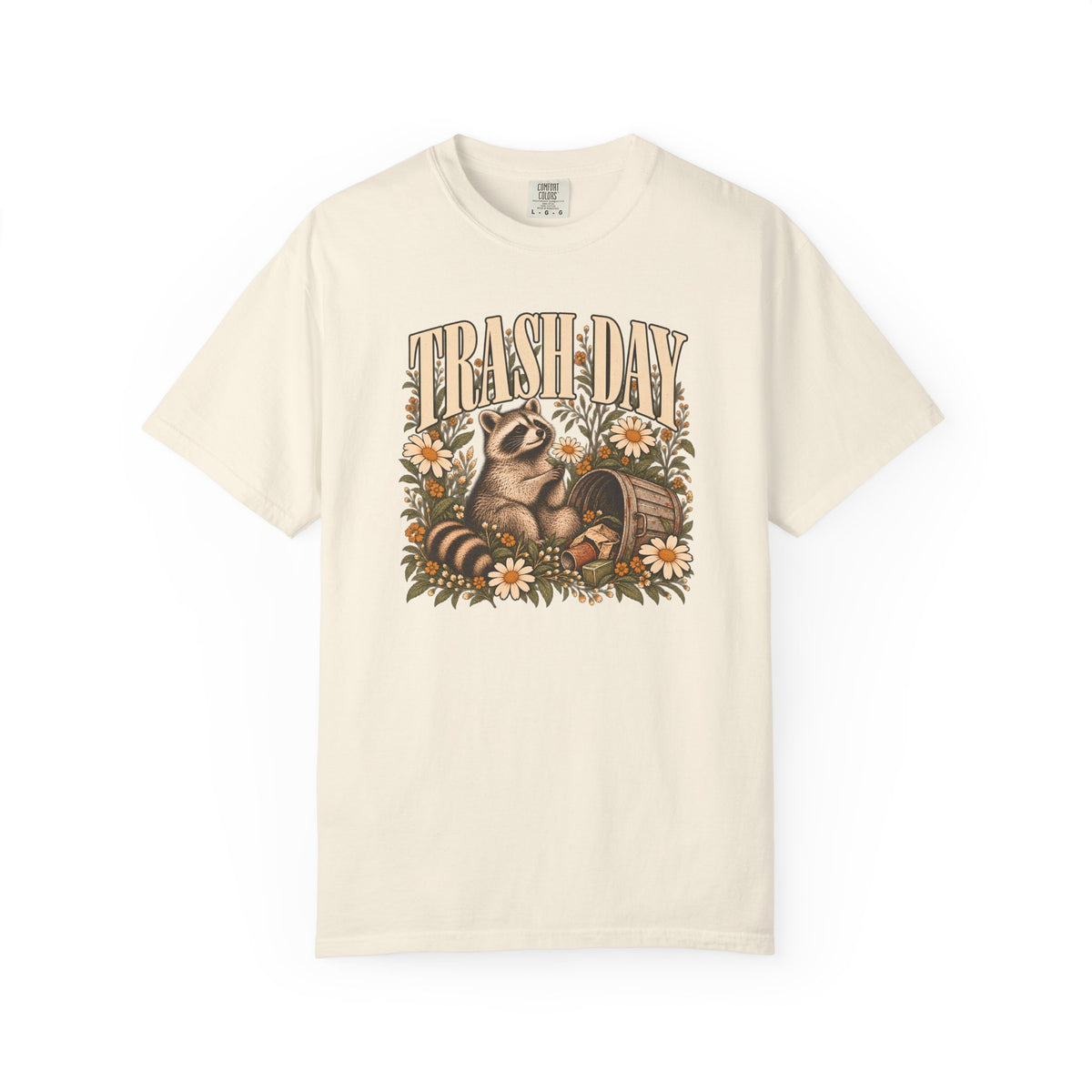 Trash Day Raccoon T-shirt
