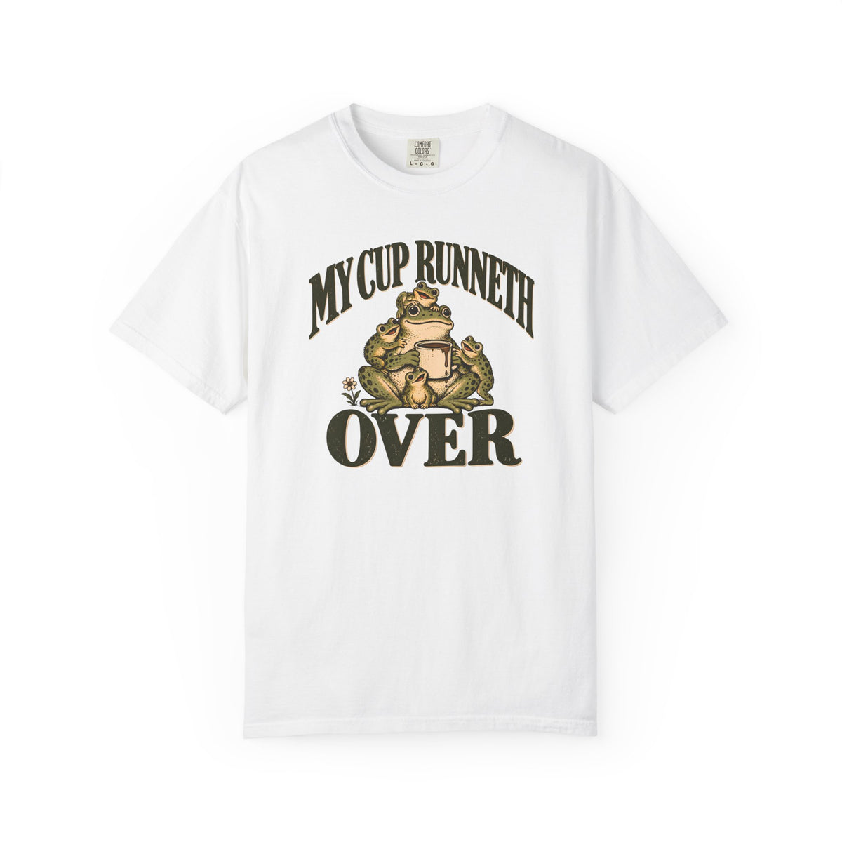 My Cup Runneth Over Frog T-shirt
