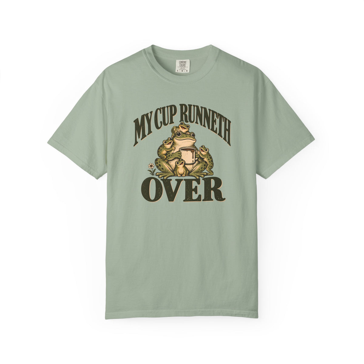 My Cup Runneth Over Frog T-shirt