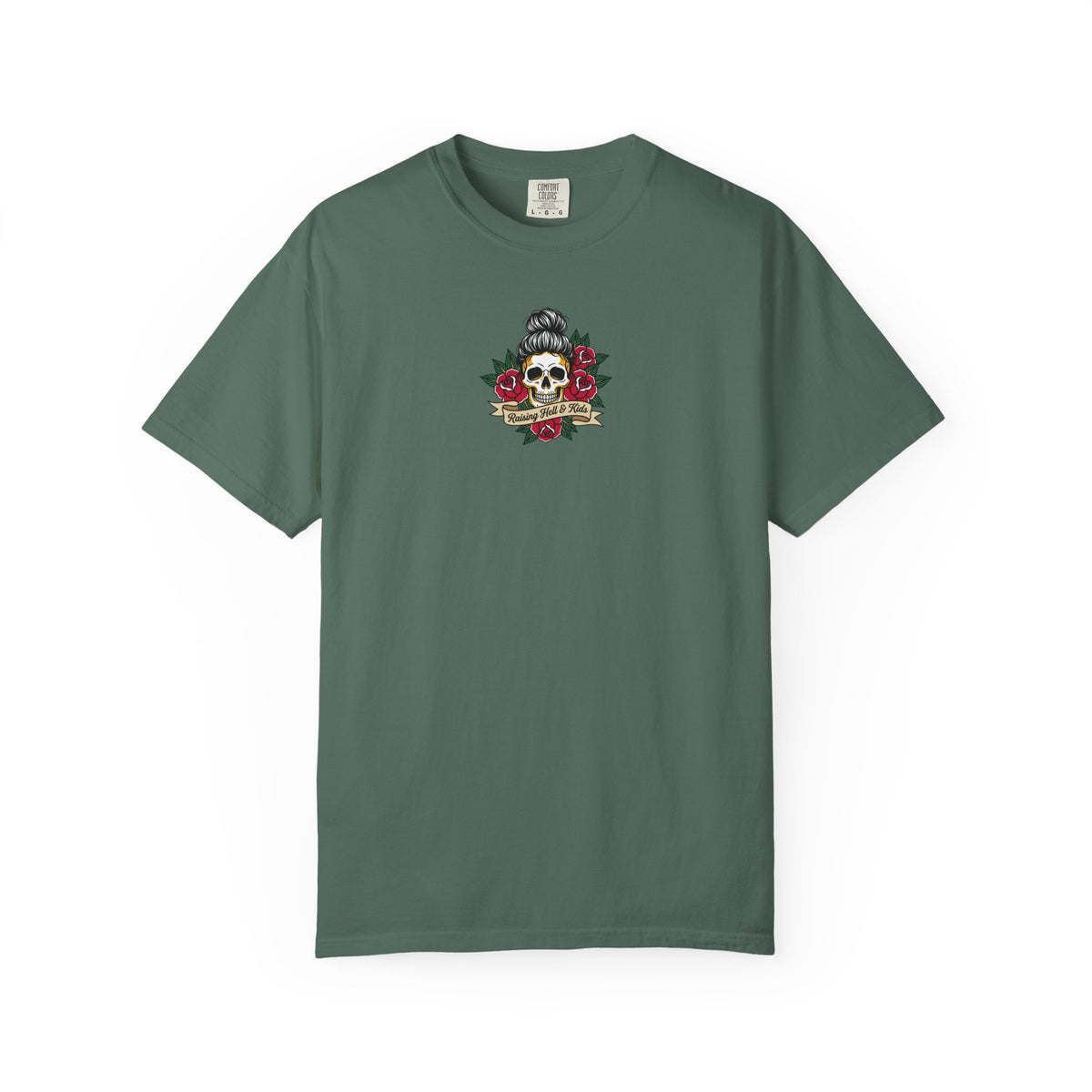 Raising Hell And Kids Colored Tattoo T-shirt