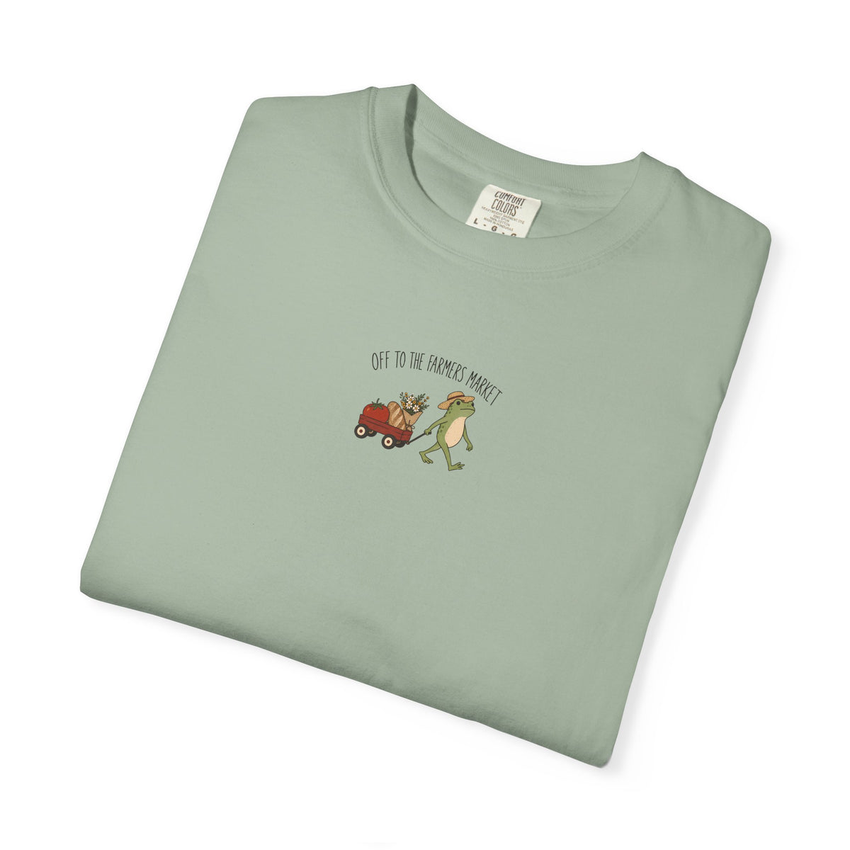 Off To The Farmers Market Frog T-shirt