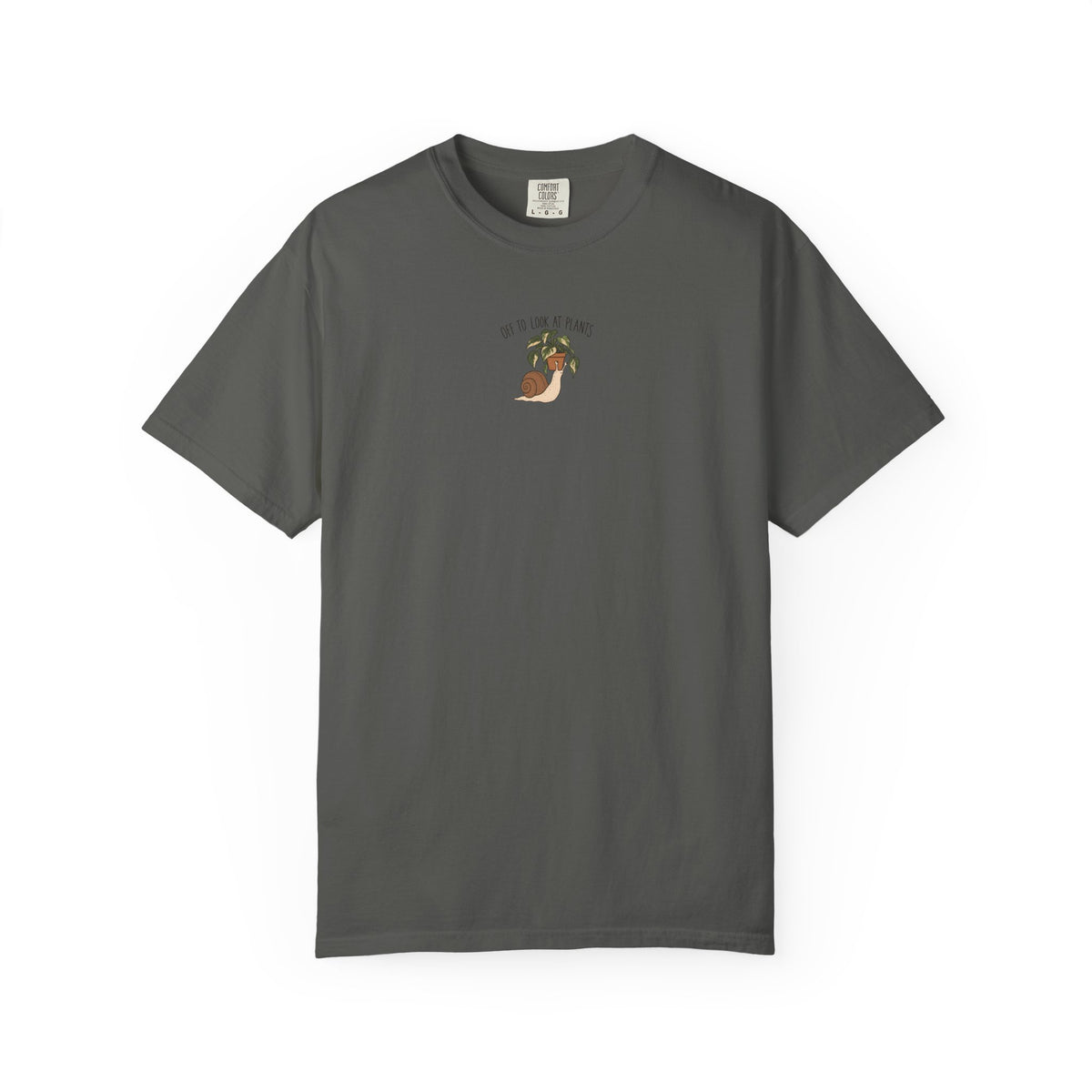 Off To Look At Plants Snail T-shirt
