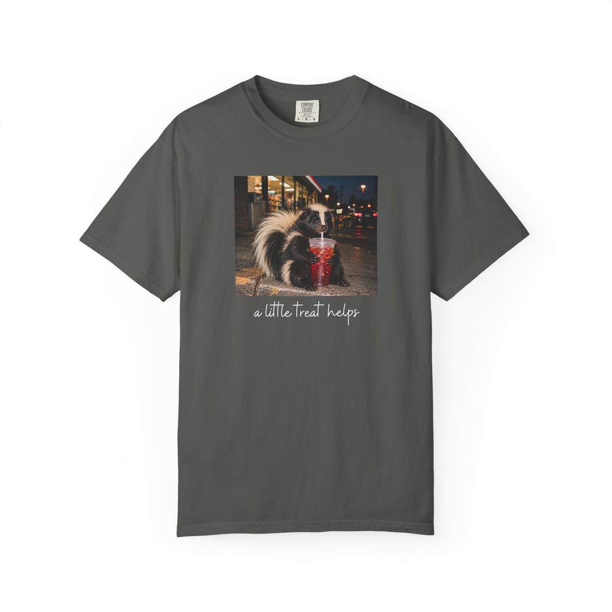 A Little Treat Helps Skunk T-shirt