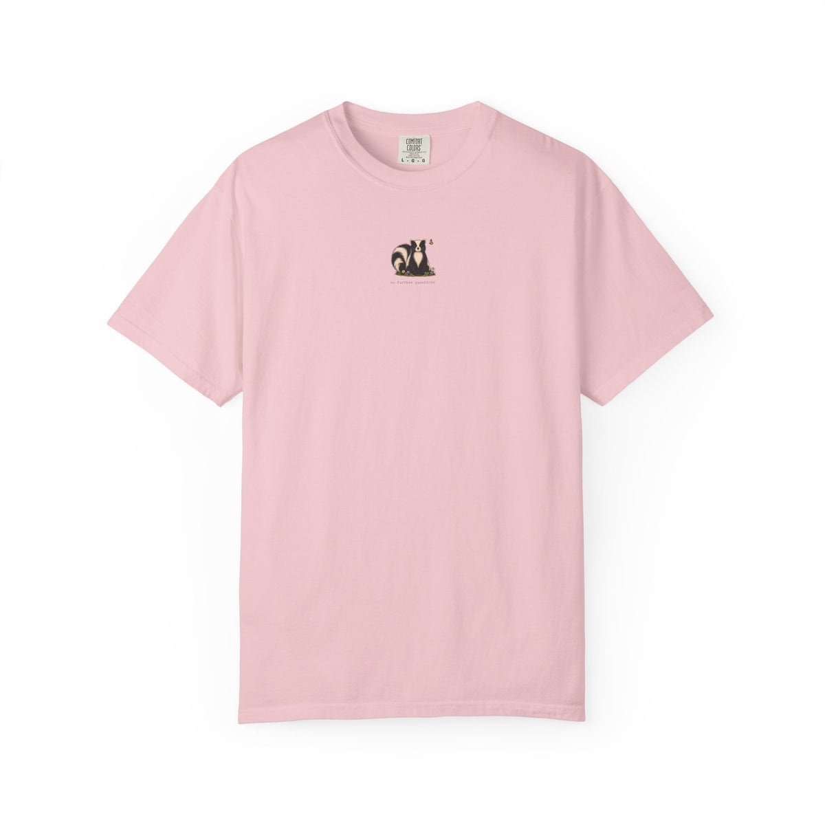 No Further Questions Skunk T-shirt