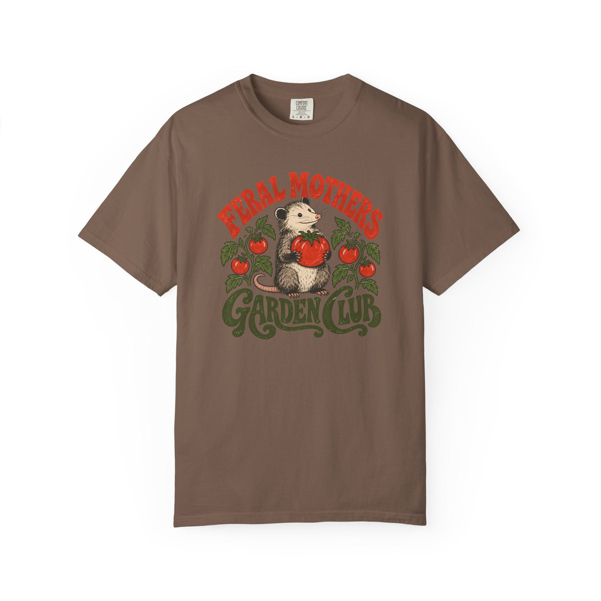 Feral Mothers Garden Club Mascot T-shirt