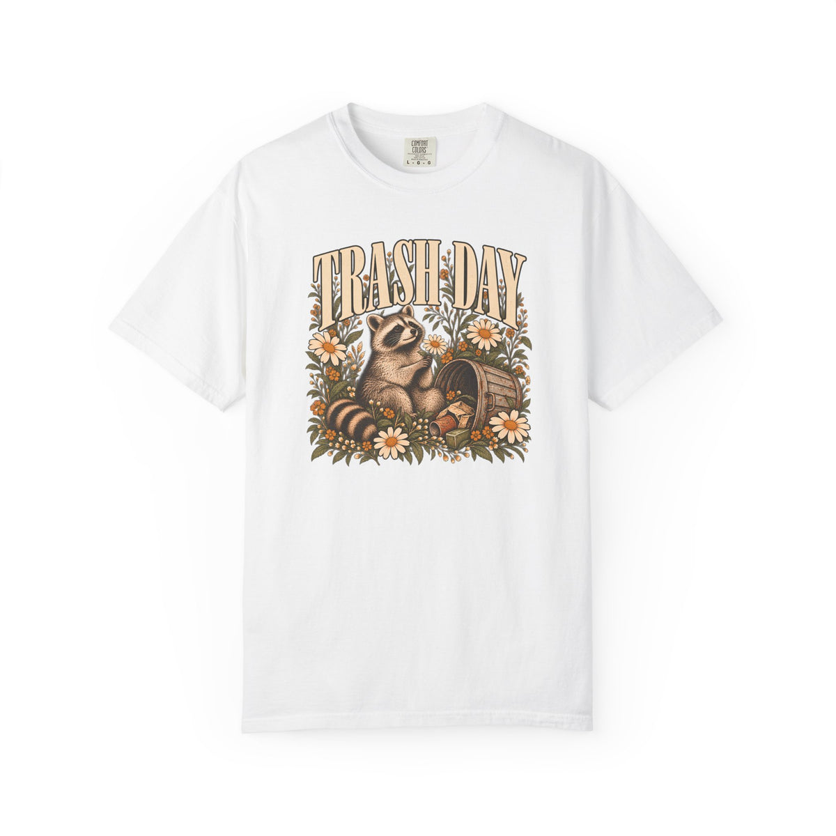Trash Day Raccoon T-shirt