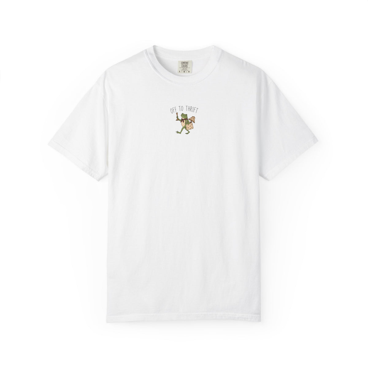 Off To Thrift Frog T-shirt