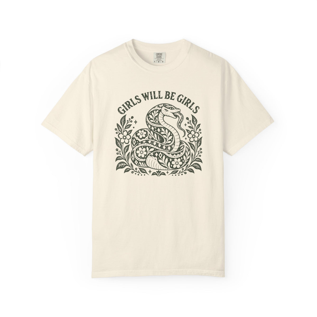 Green Python T-shirt | Mother Nature Series