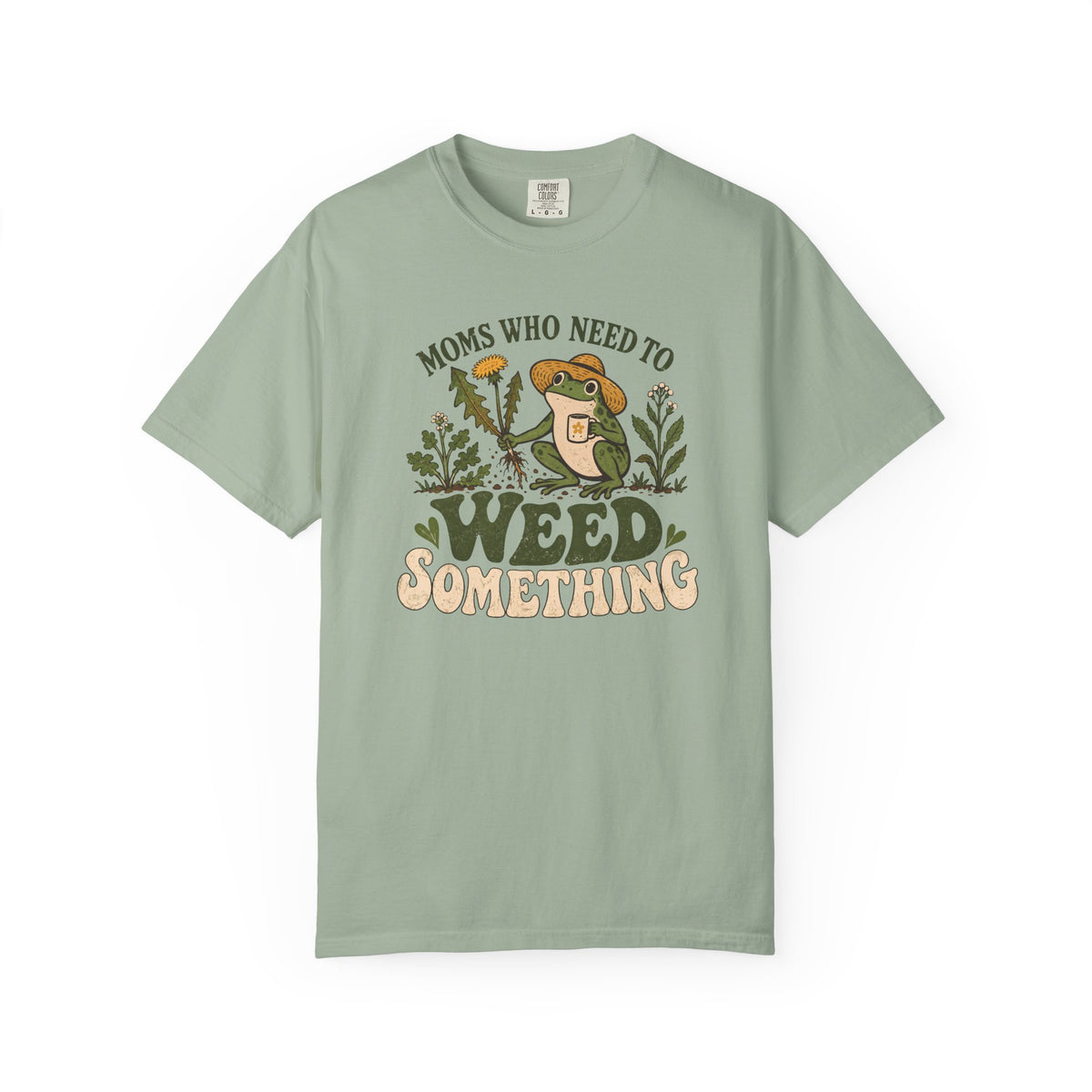 Moms Who Need To Weed Something Mascot T-shirt