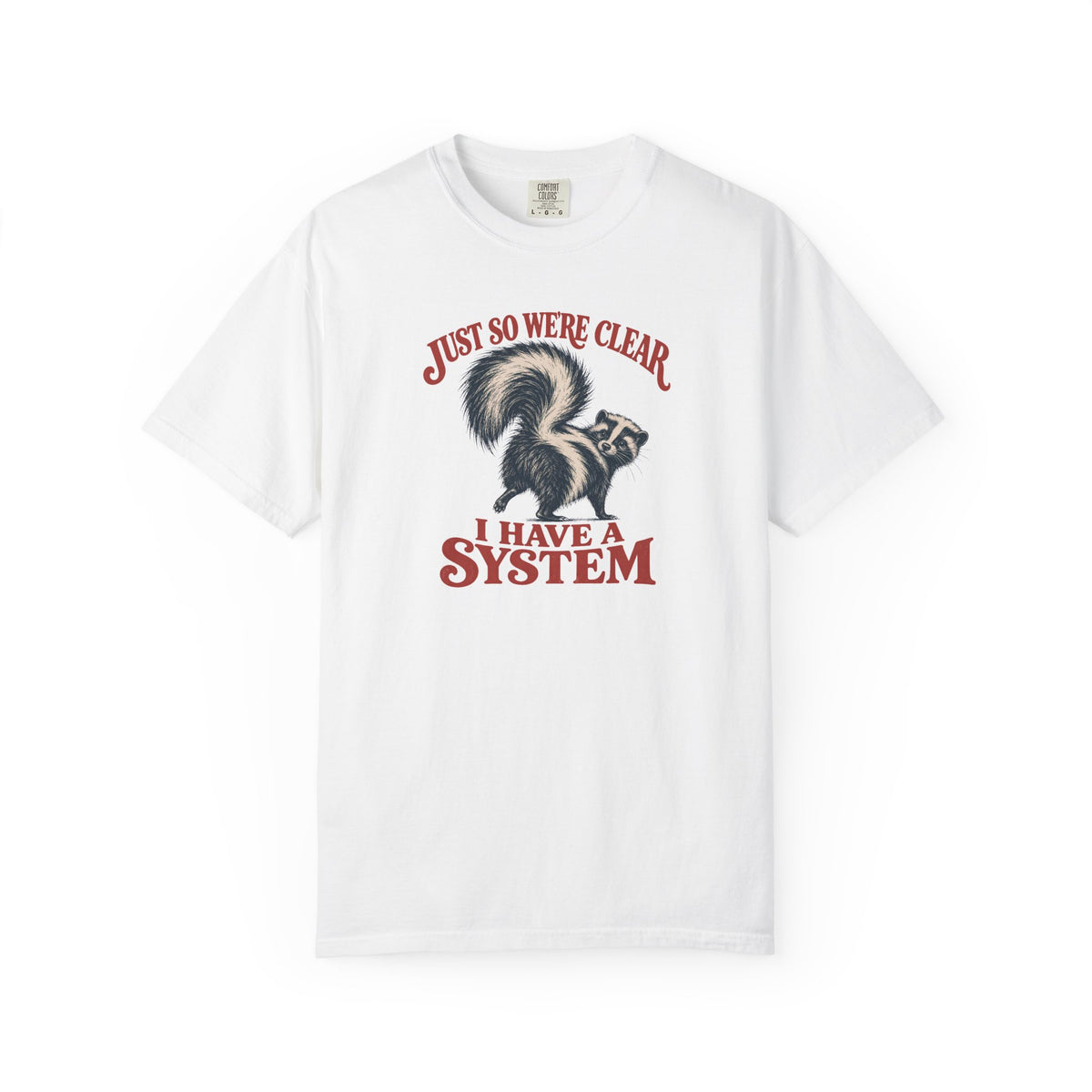 I Have a System Skunk T-shirt