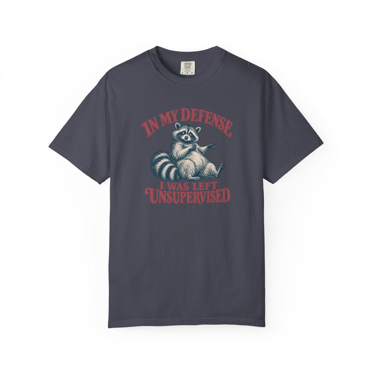Left Unsupervised Raccoon T-shirt