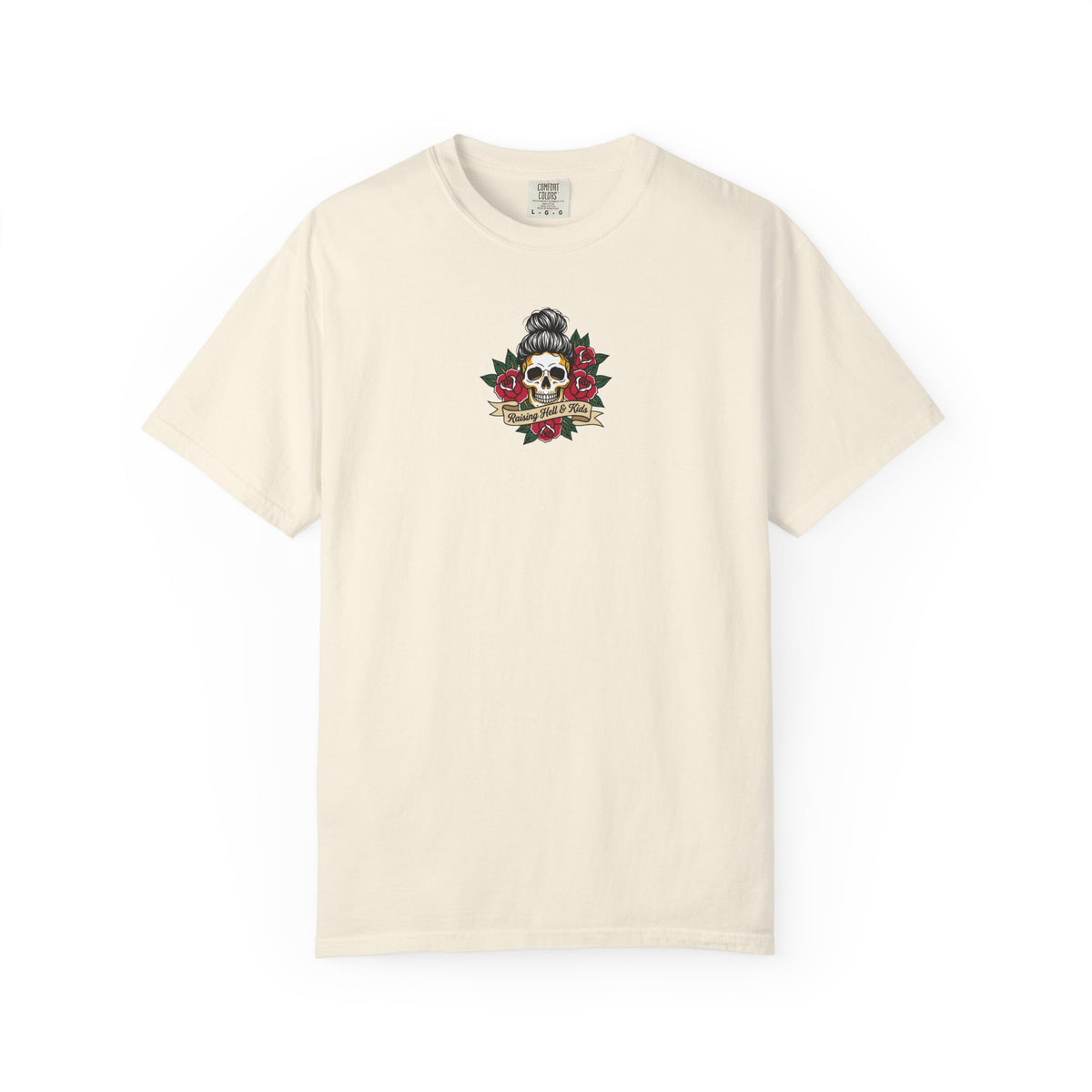 Raising Hell And Kids Colored Tattoo T-shirt