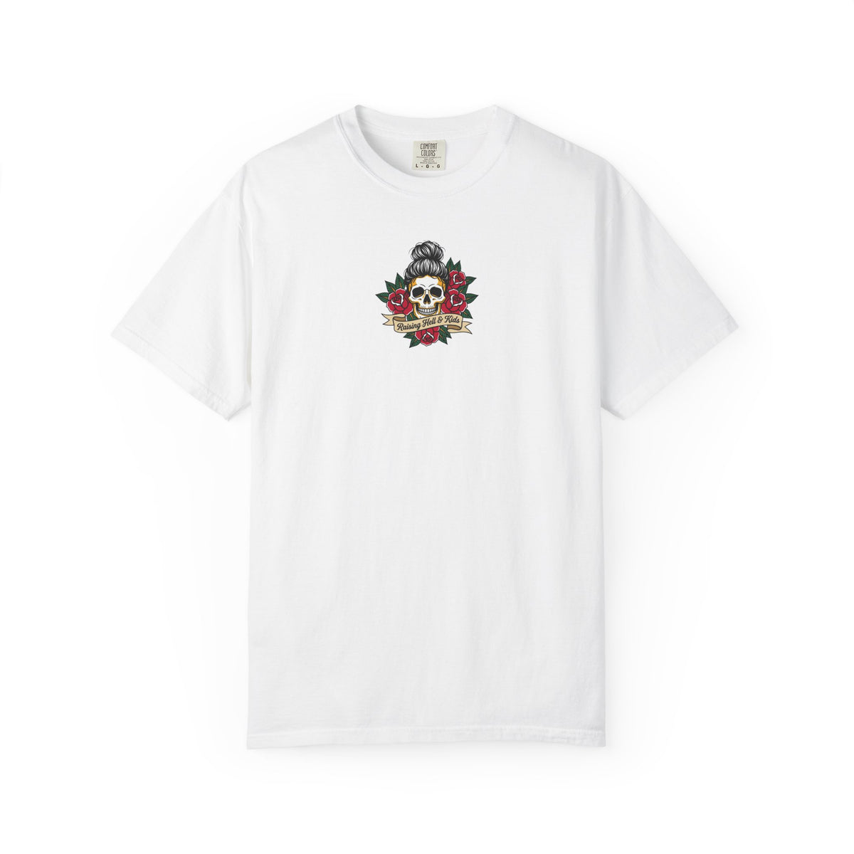 Raising Hell And Kids Colored Tattoo T-shirt