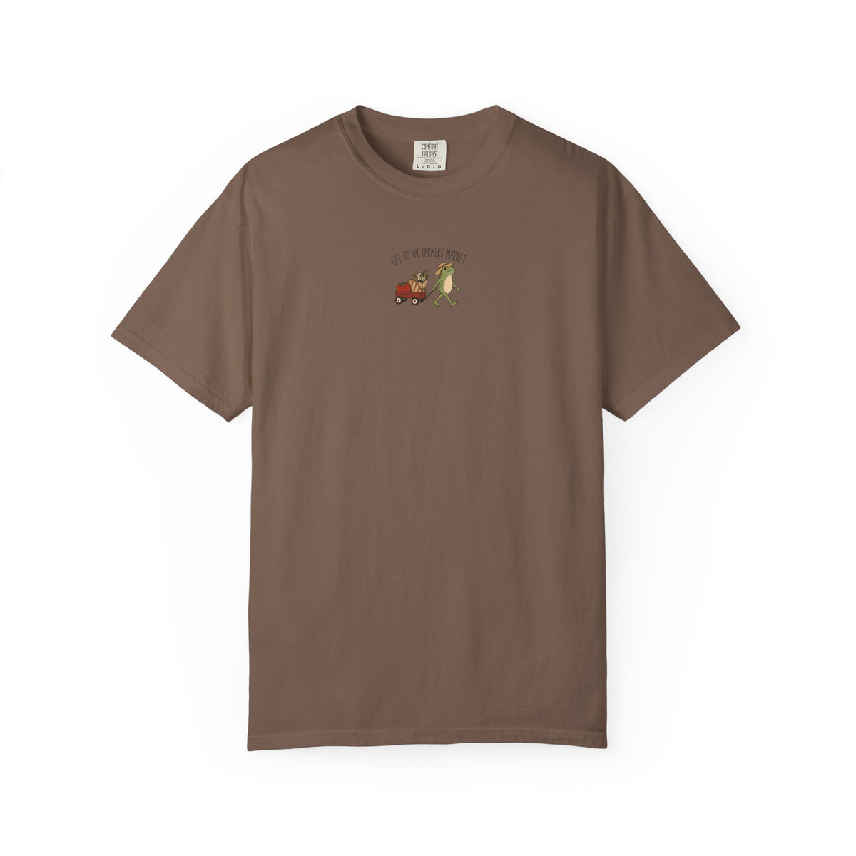 Off To The Farmers Market Frog T-shirt
