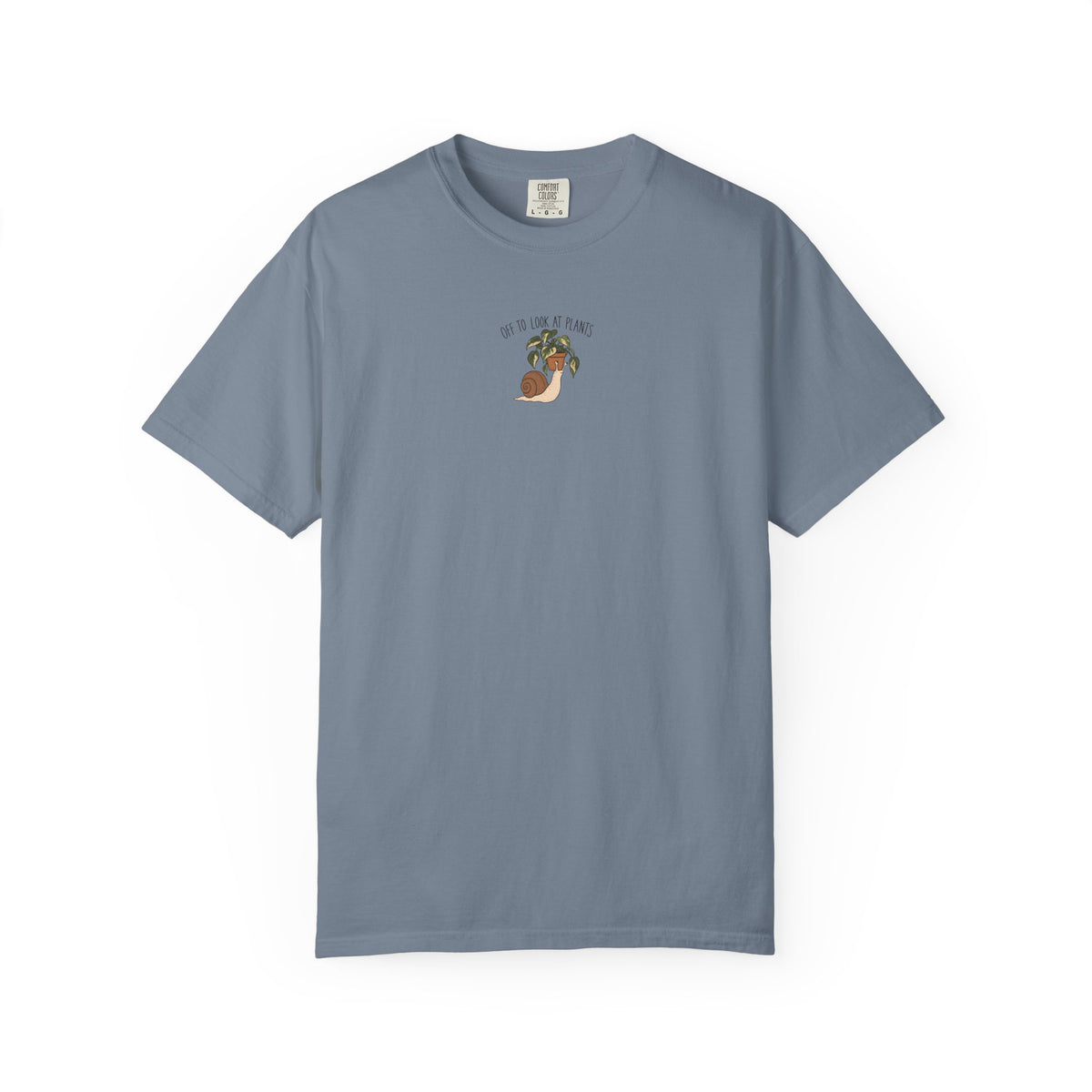 Off To Look At Plants Snail T-shirt