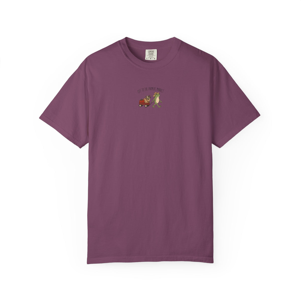 Off To The Farmers Market Frog T-shirt