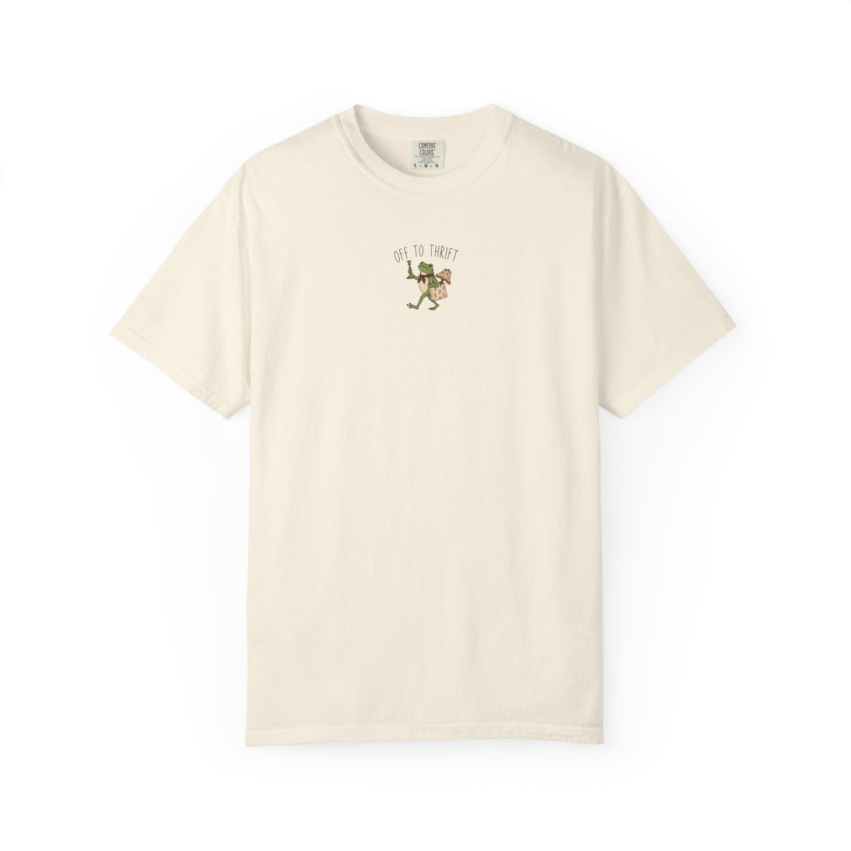 Off To Thrift Frog T-shirt