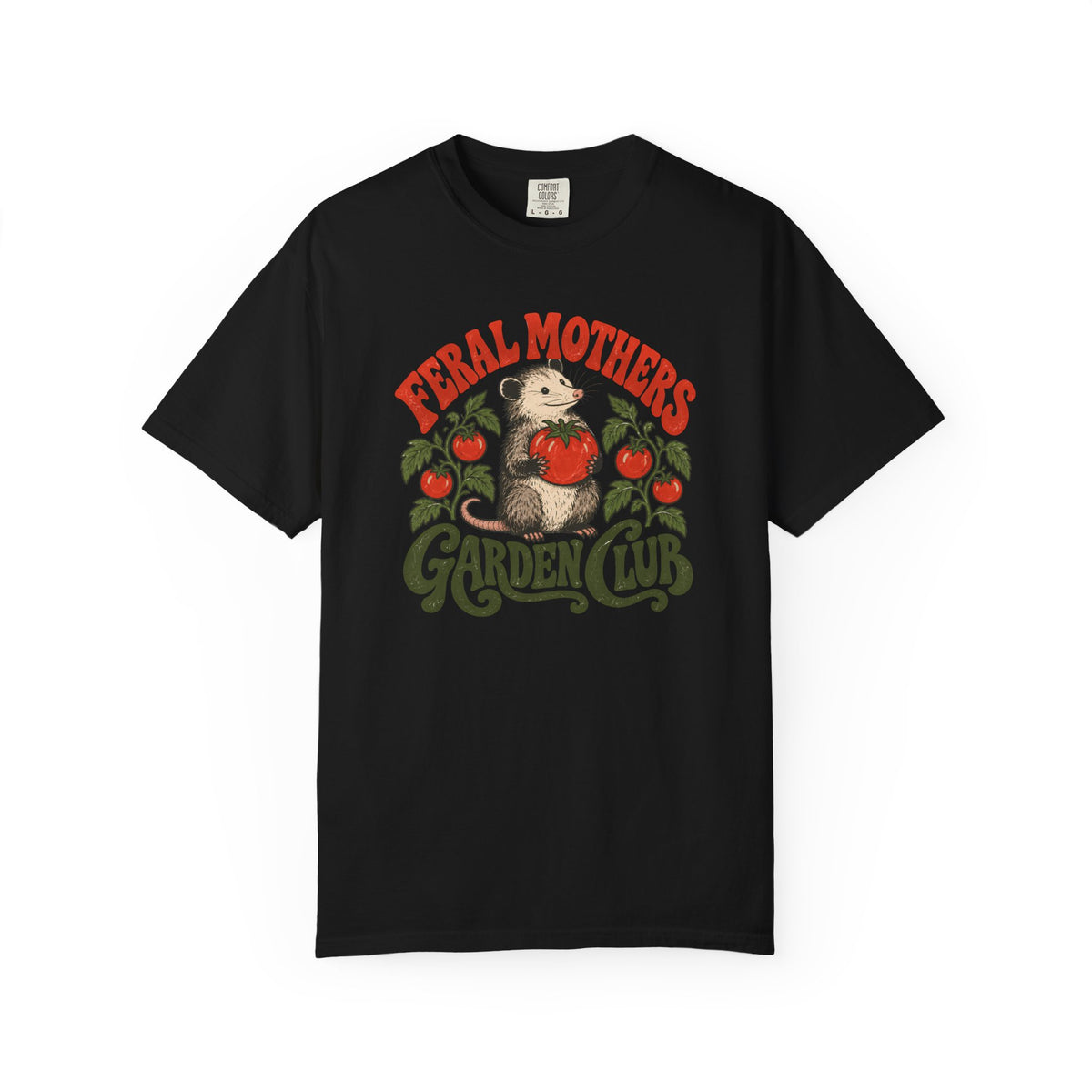 Feral Mothers Garden Club Mascot T-shirt