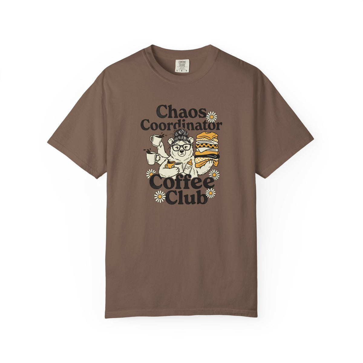 Chaos Coordinator Coffee Club Mascot T-shirt