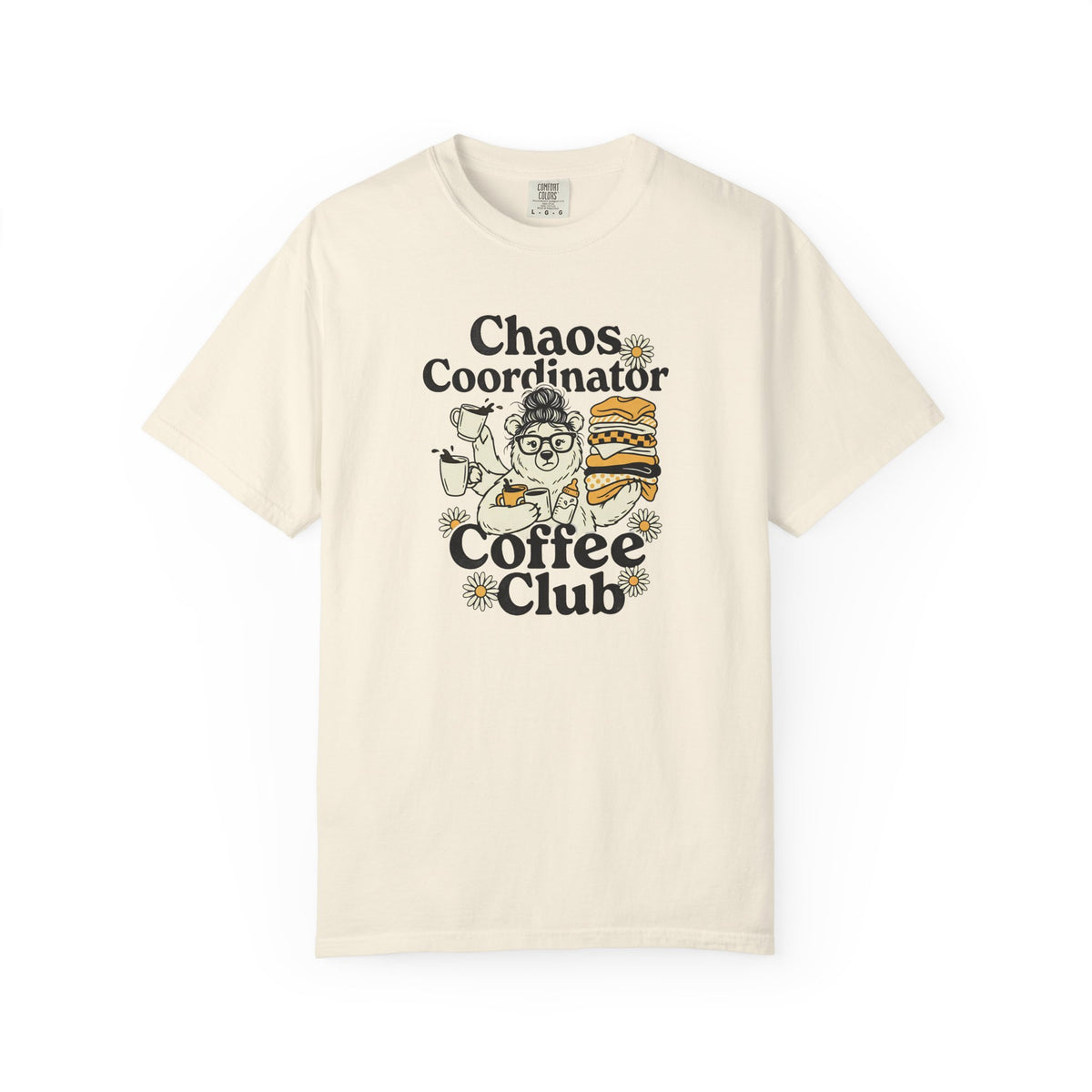 Chaos Coordinator Coffee Club Mascot T-shirt