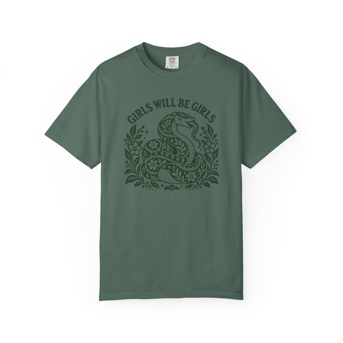 Green Python T-shirt | Mother Nature Series